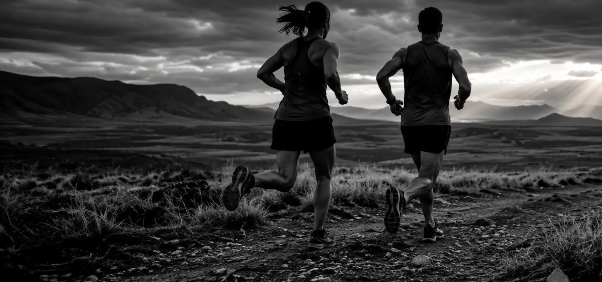 Corredores participando en el Cross Rural